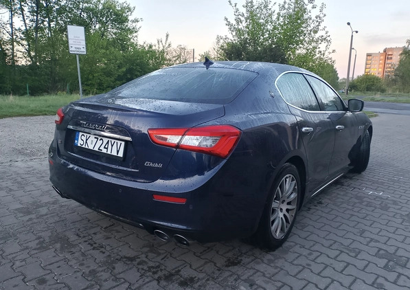 Maserati Ghibli cena 98900 przebieg: 100000, rok produkcji 2014 z Katowice małe 326